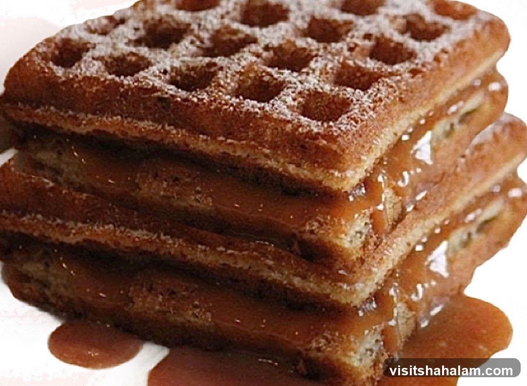 Caramel Waffles