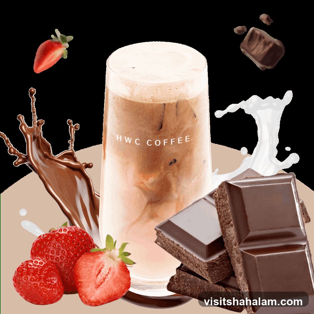 Chocolate Strawberry Coffee Drink