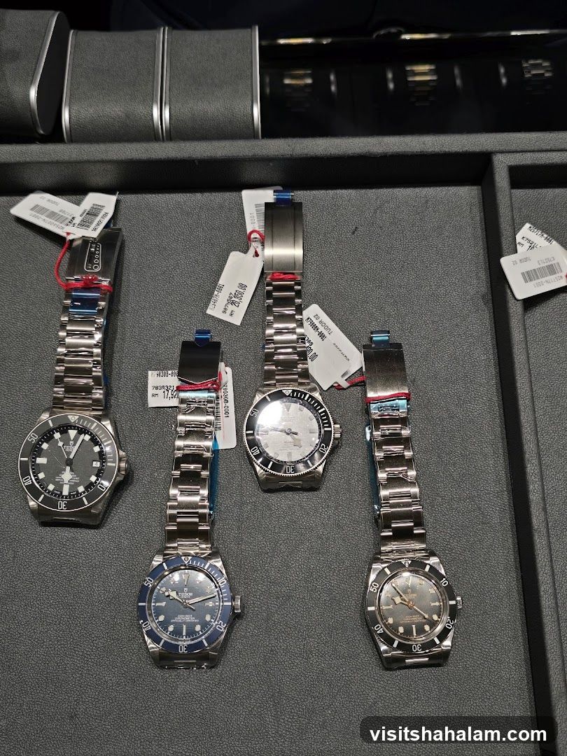 Watches on Display