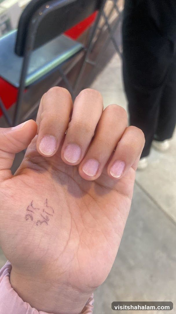 Hand with drawing