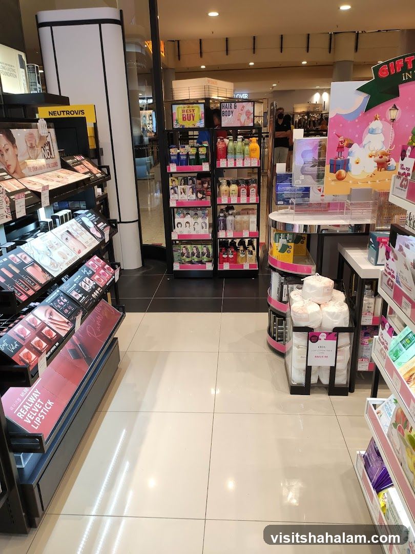 Cosmetics and Personal Care Products Display