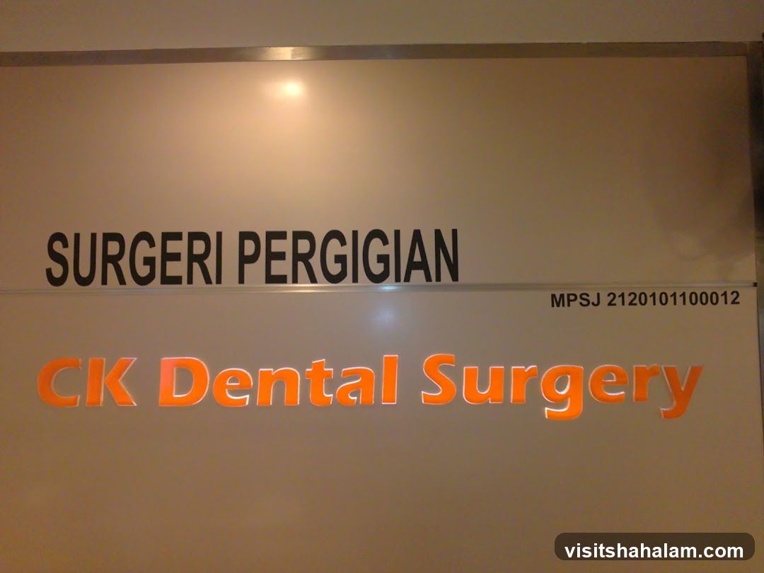 CK Dental Surgery Sign