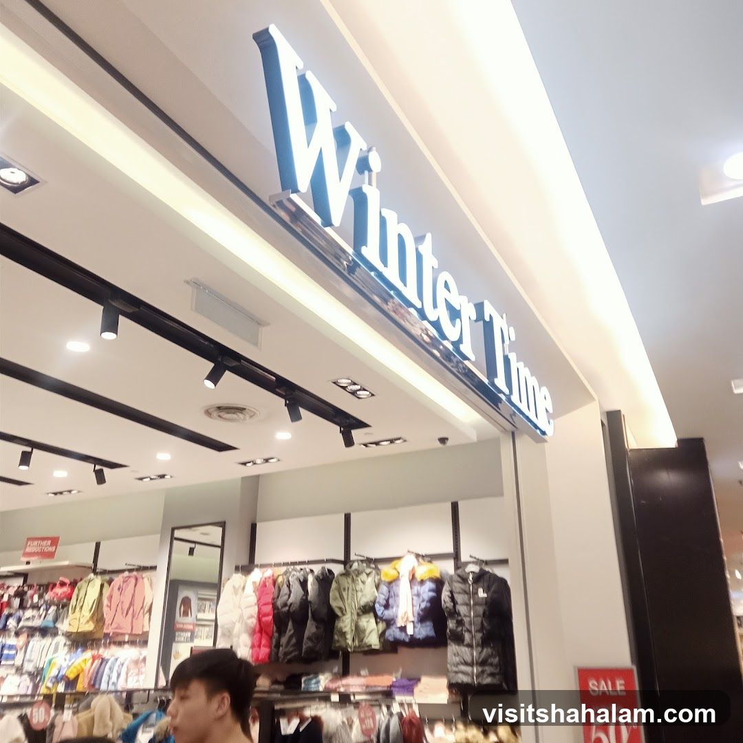 Winter Time Store Interior