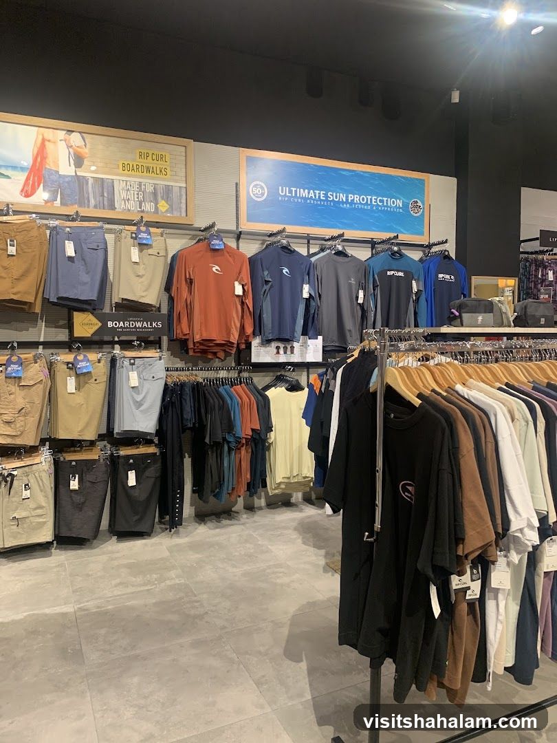 Surf Apparel Store Display