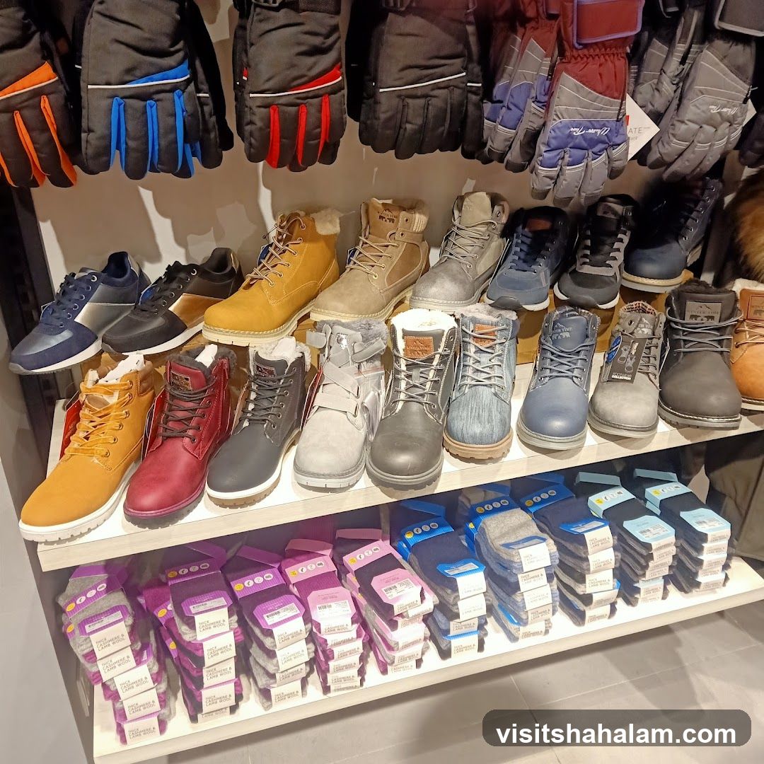 Winter Apparel Display