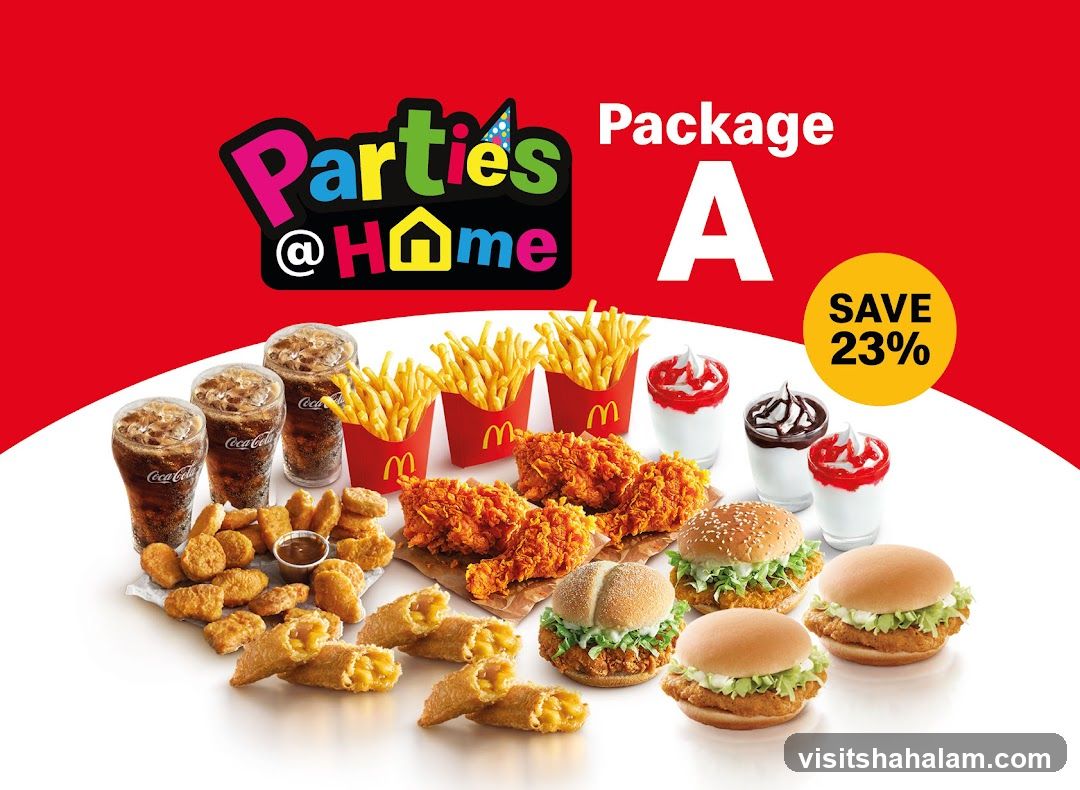 McDonald's Parties @ Home Package A