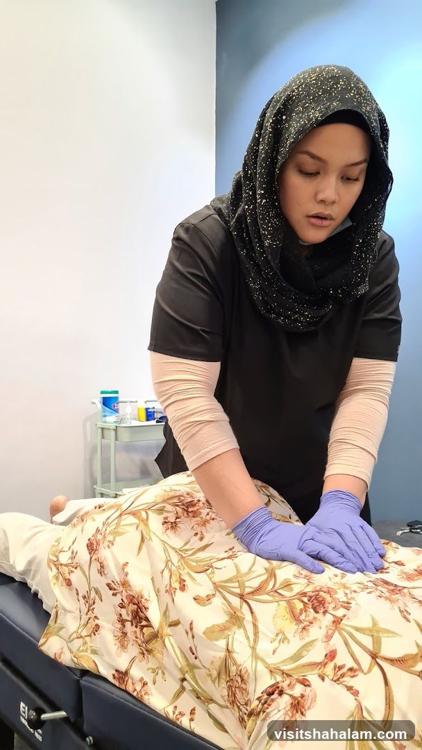 Chiropractor performing adjustment
