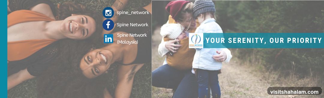 Spine Network Social Media and Slogan