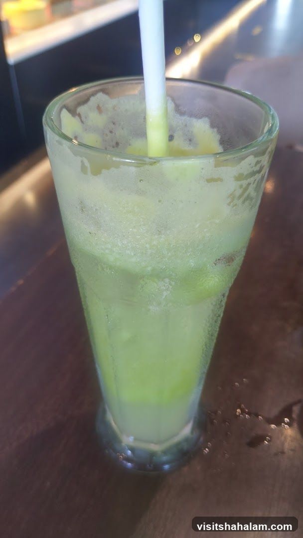 Green Drink with Straw