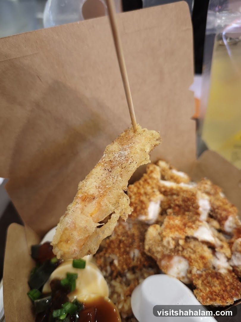 Fried Seafood and Rice