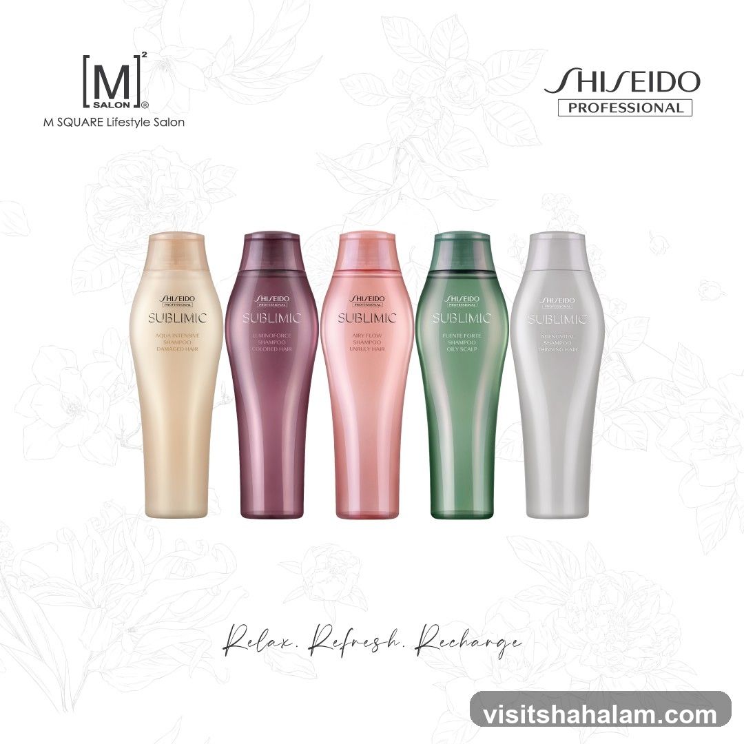 Shiseido Sublimic Hair Care Products