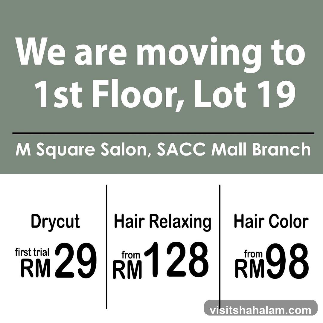 M Square Salon Moving Announcement