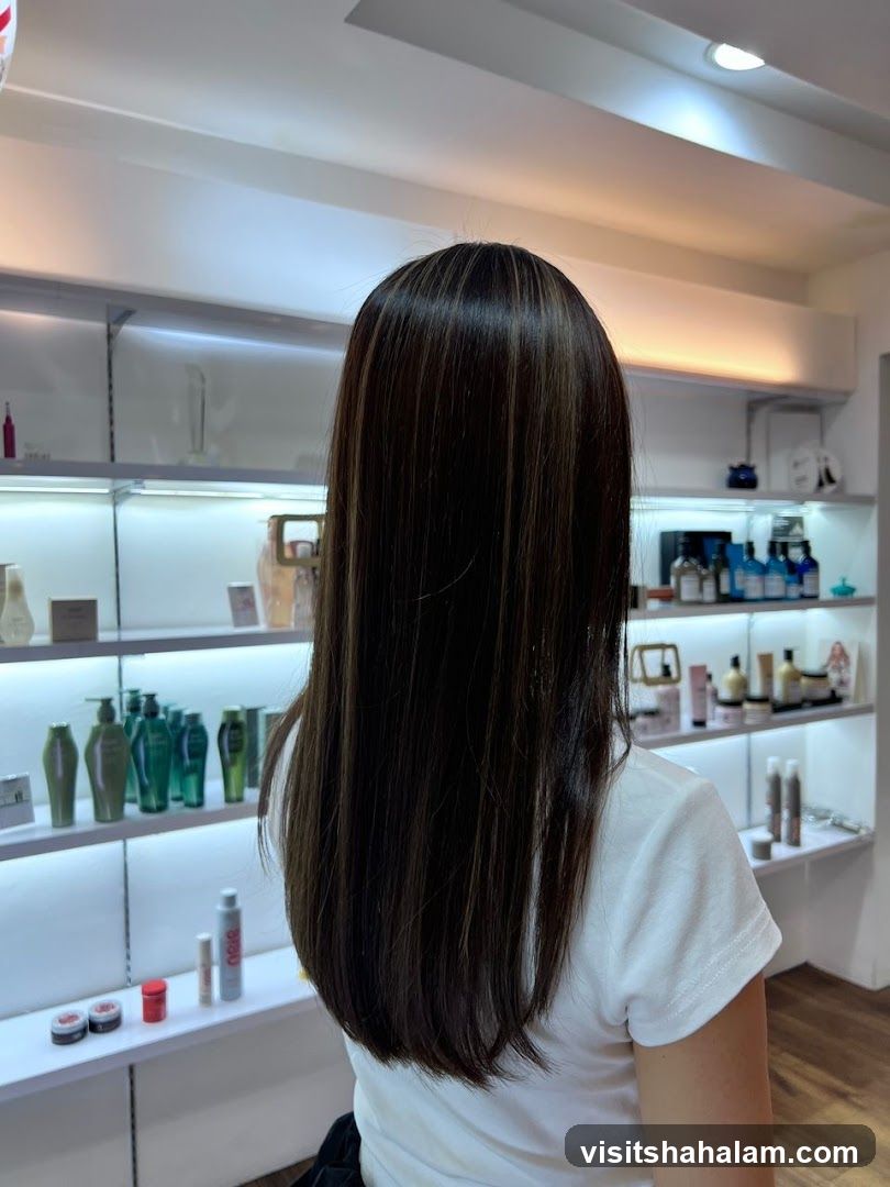 Hair Salon Interior with Products