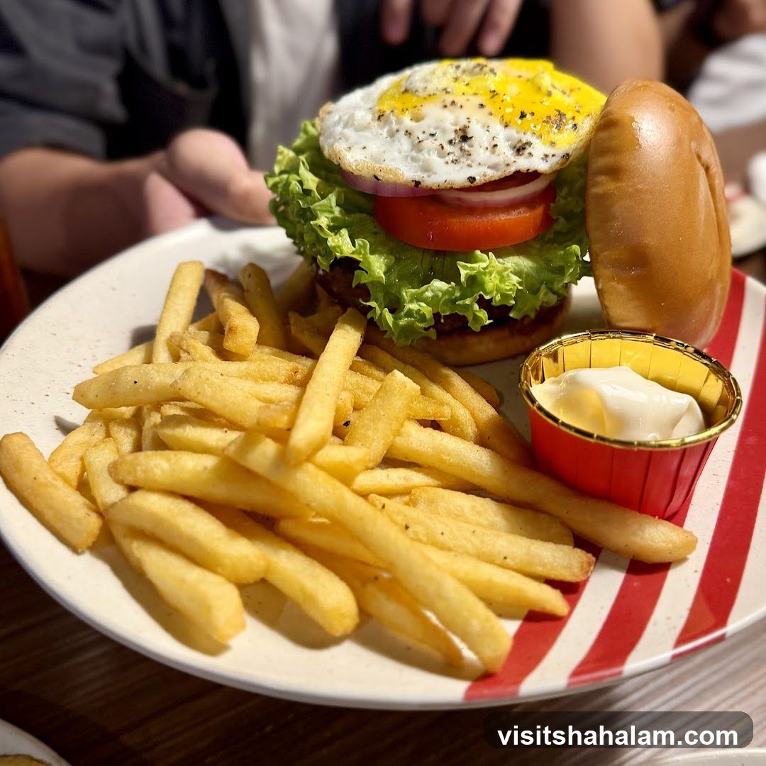 Burger and Fries