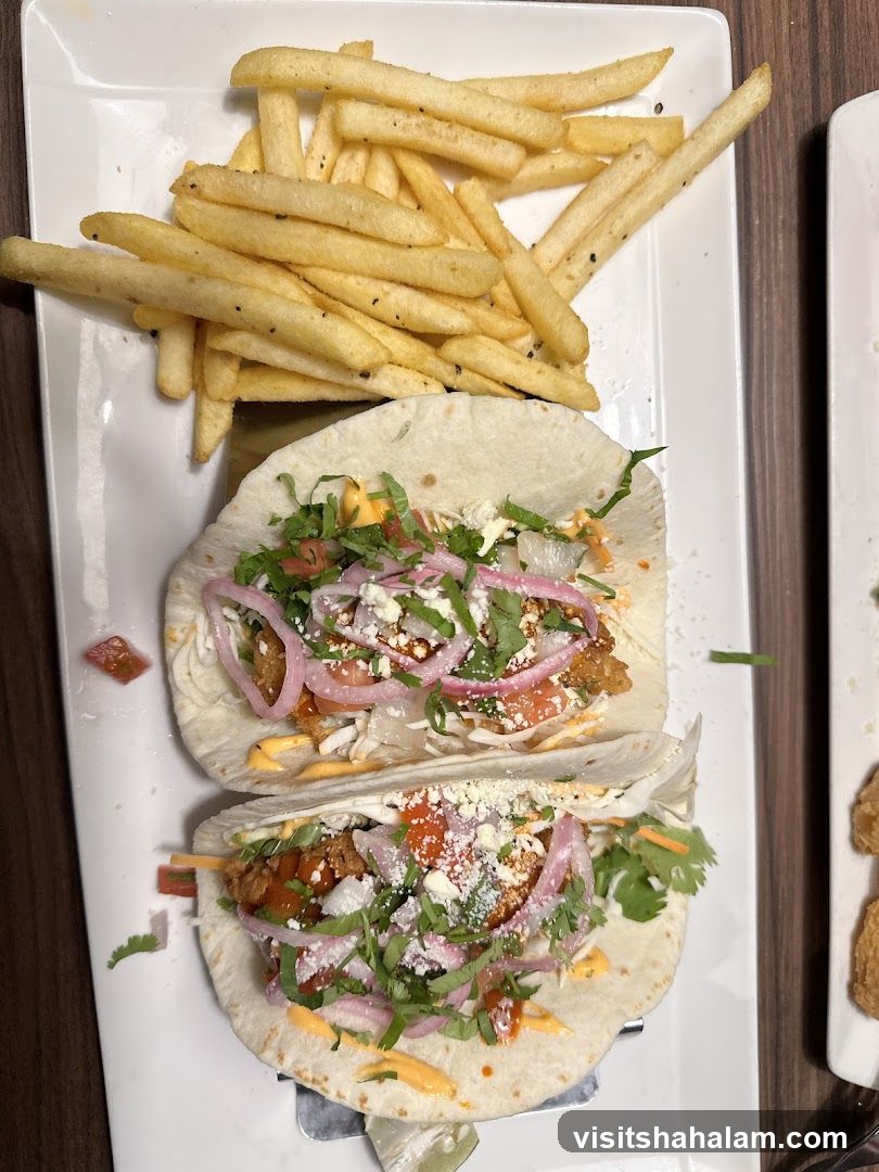Fish Tacos and Fries