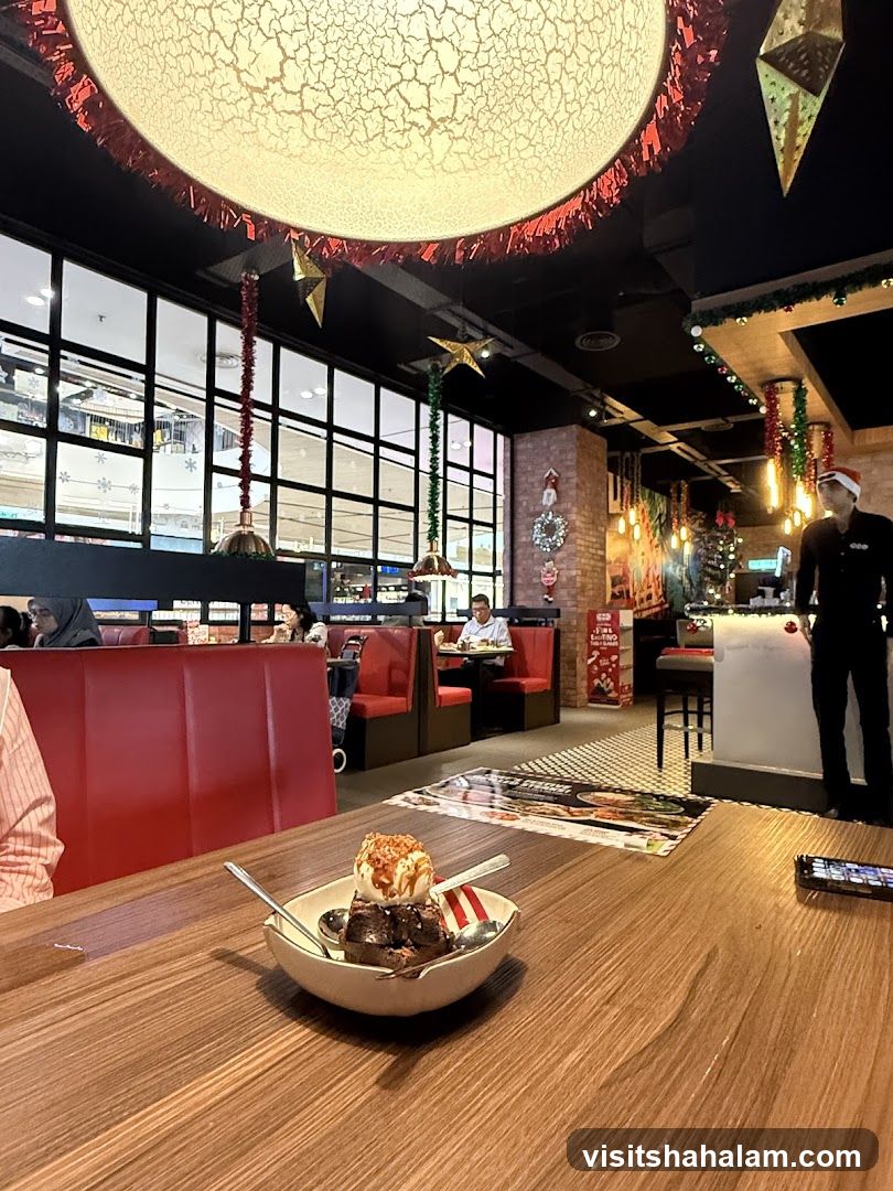 Dessert and Dining Area