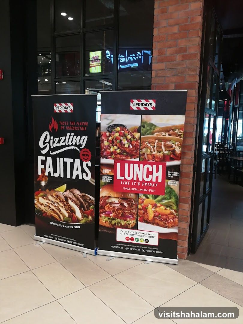 TGI Fridays promotional banners