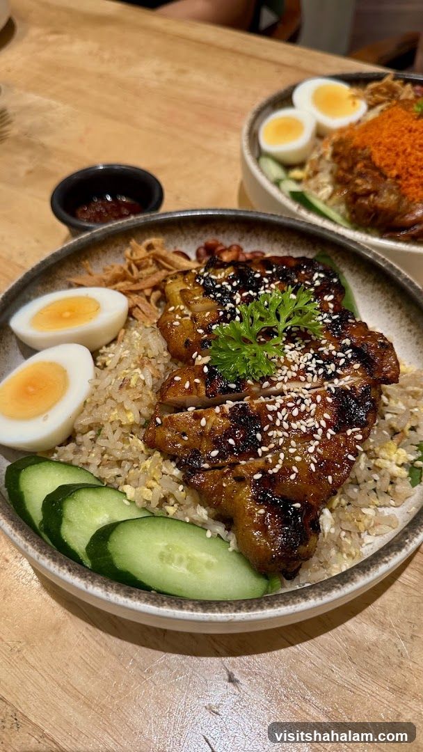 Nasi Goreng with Grilled Chicken