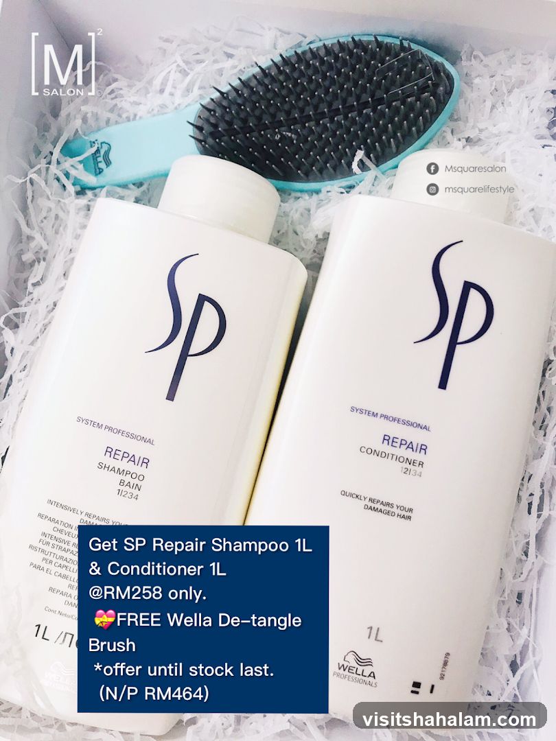 SP Repair Shampoo and Conditioner Set