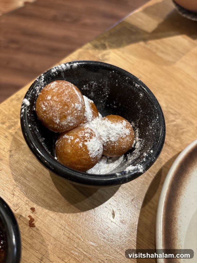 Doughnuts with Powdered Sugar