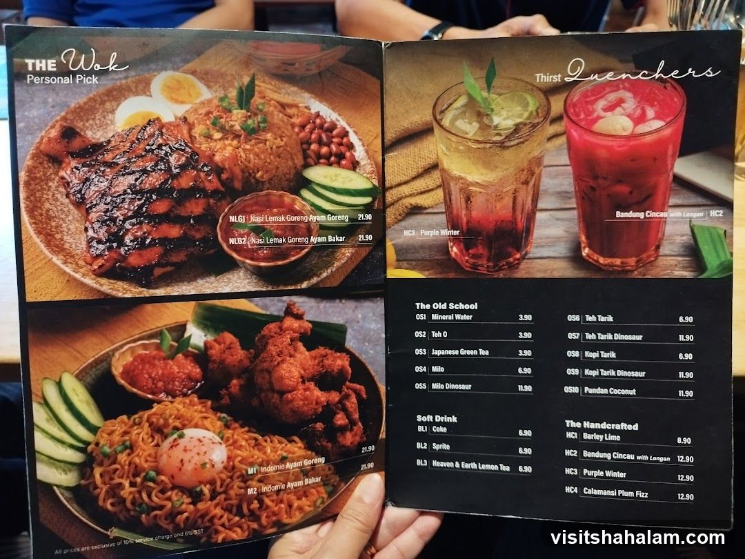 The Wok Menu