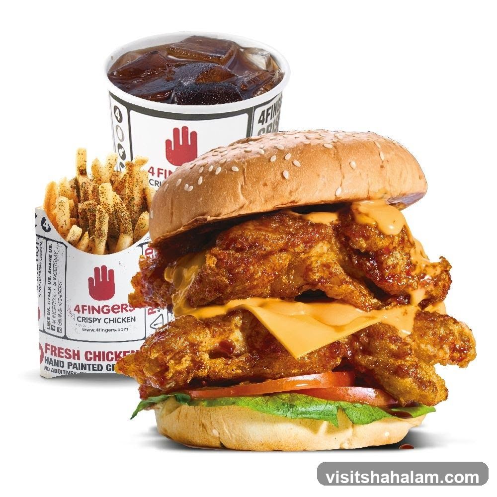 Crispy Chicken Burger Meal