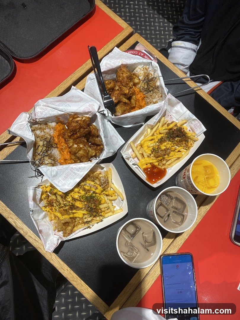 Fried Chicken and Fries