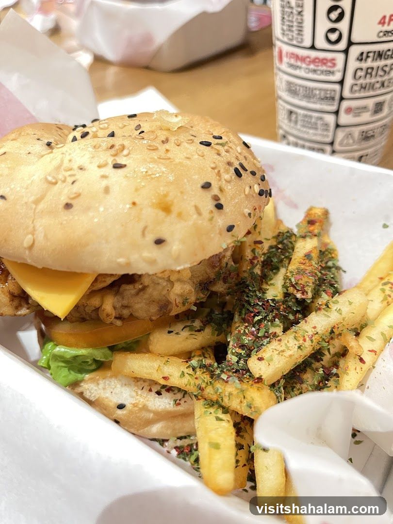 Burger and Fries