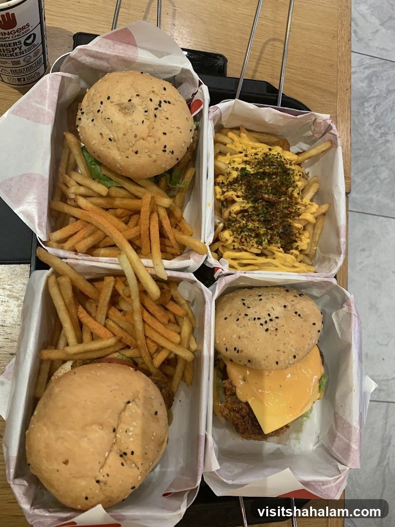 Burgers and Fries