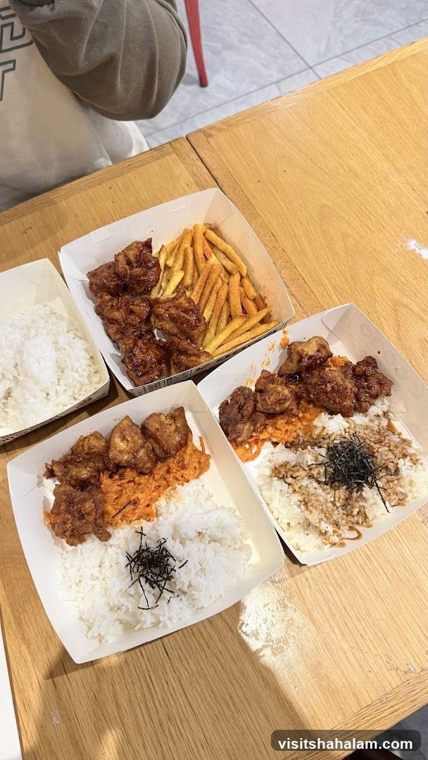 Fried Chicken and Rice Meals