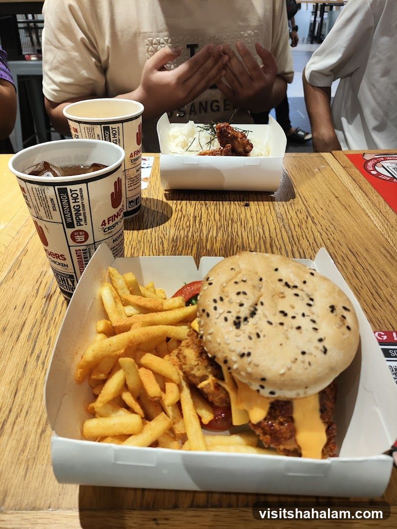 Burger and Fries