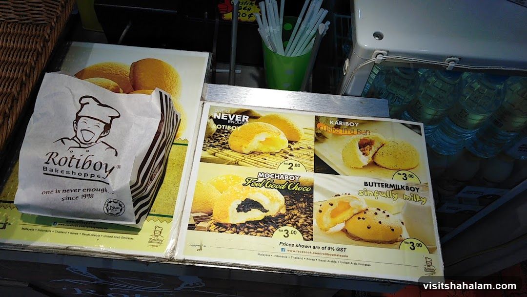 Rotiboy Bakeshoppe Menu
