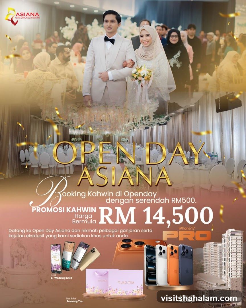 Asiana Grand Hall Open Day Promotion