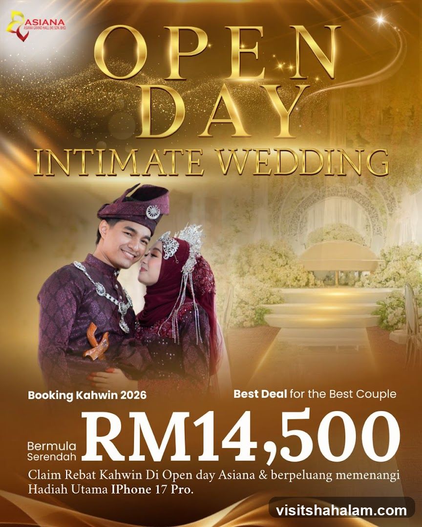 Open Day Intimate Wedding Promotion