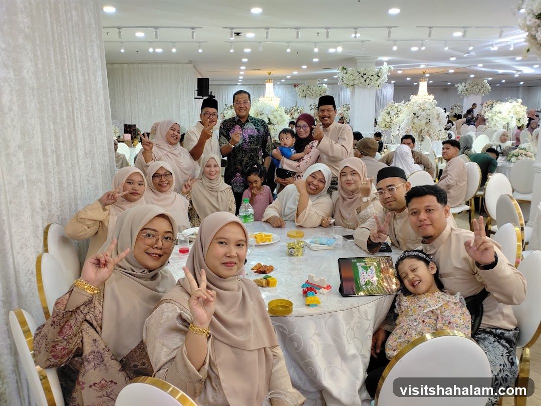 Group photo at a celebration