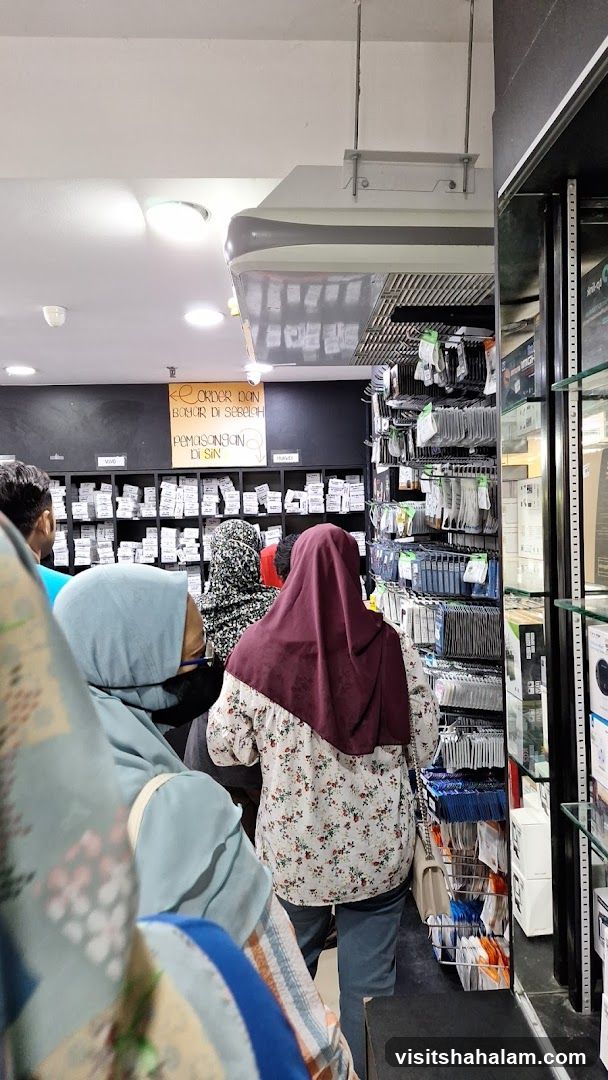 Customers in a store