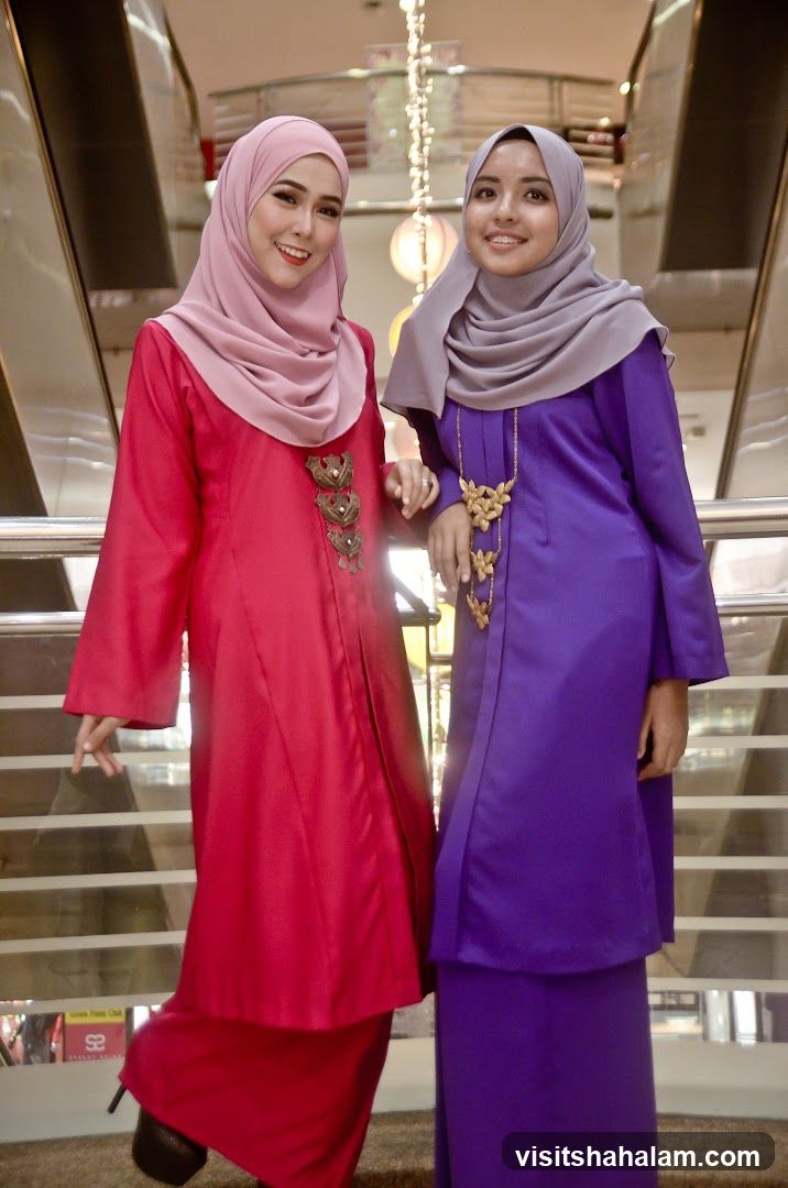 Two women in traditional attire