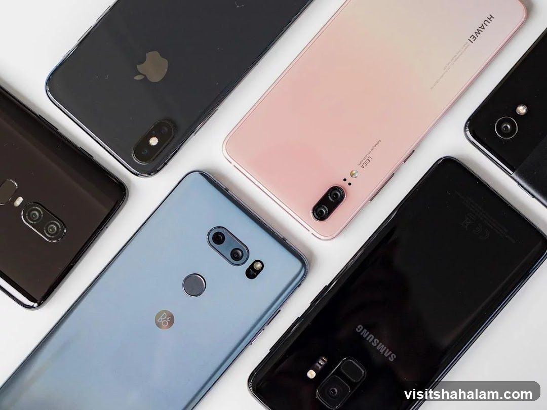 Assortment of Smartphones