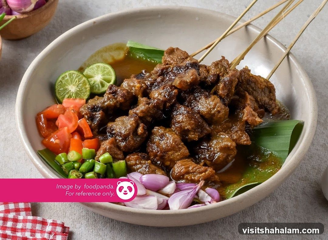 Beef Satay with Condiments