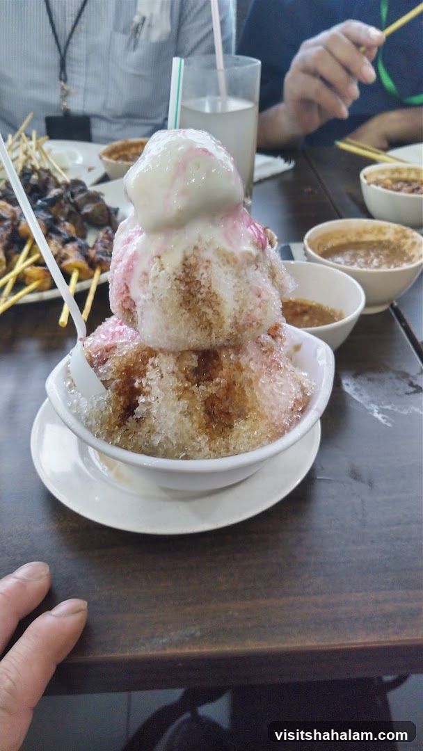 Dessert and Satay