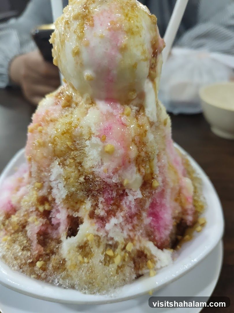 Shaved Ice Dessert