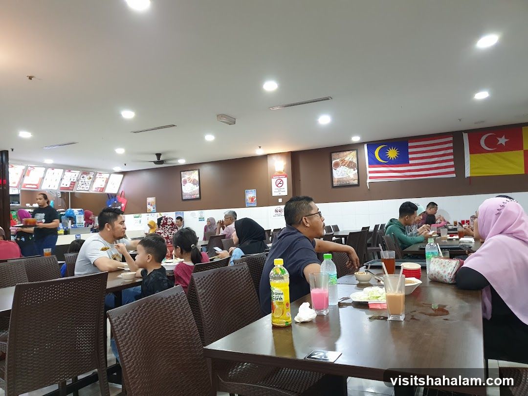 Restaurant Interior with Diners