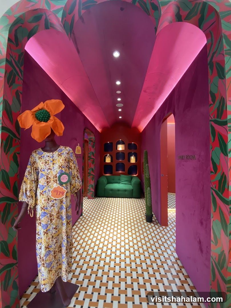 Vibrant Retail Display