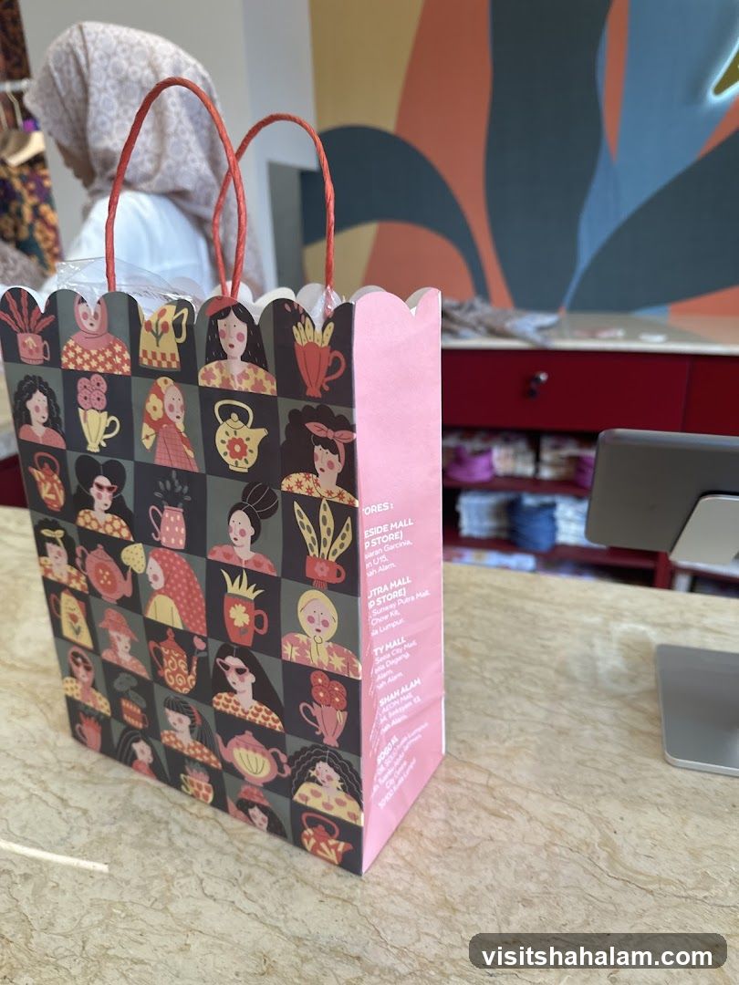 Shopping Bag with Store Locations