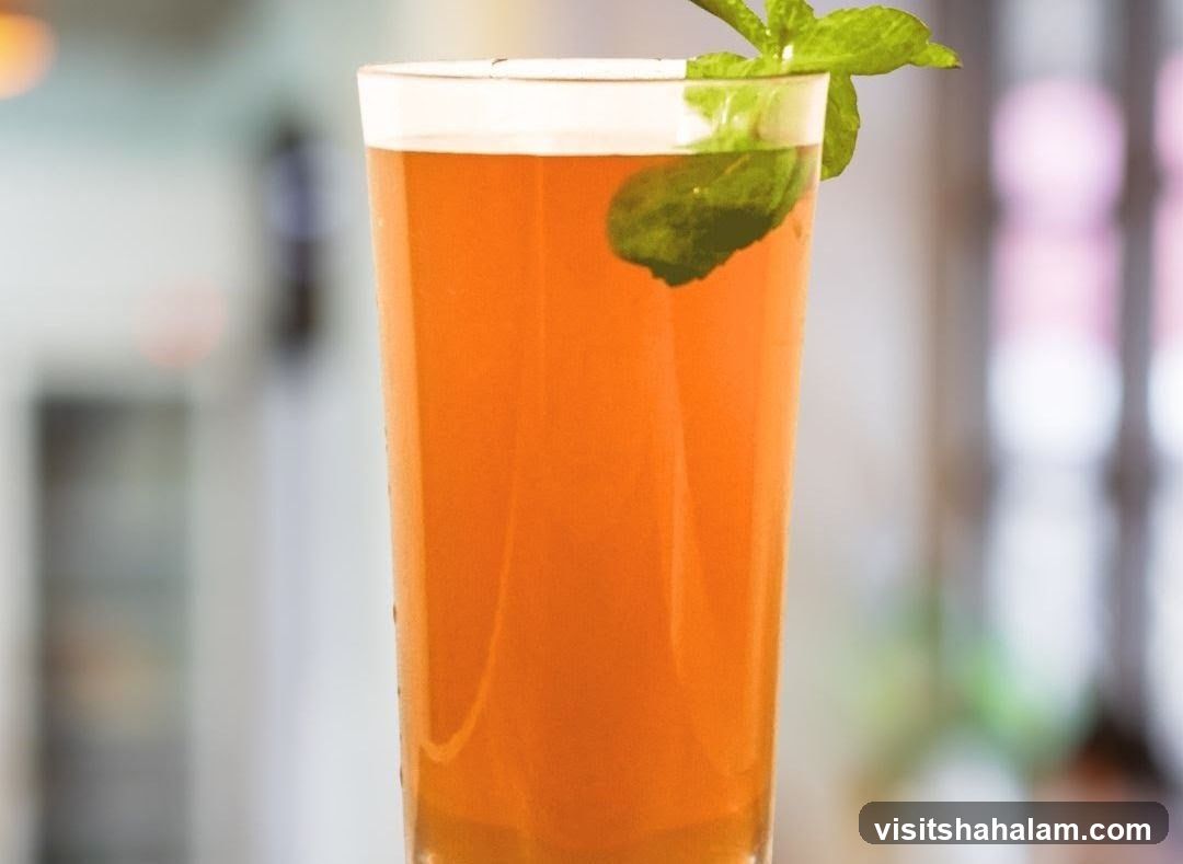 Iced Tea with Mint