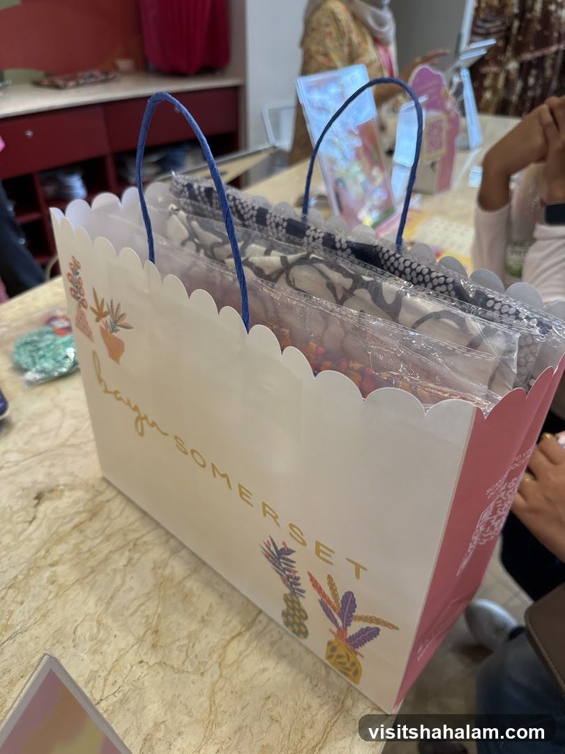 Shopping Bag with Items