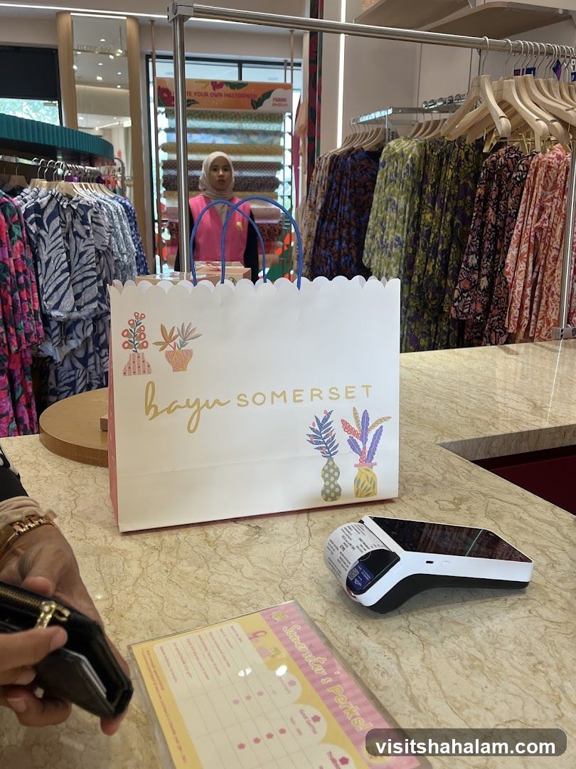 Shopping Bag and Payment Terminal