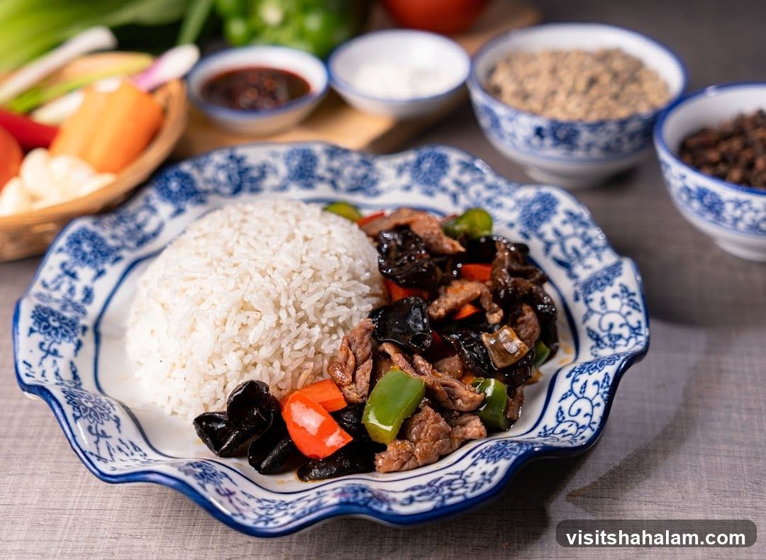Beef and Vegetable Stir-fry with Rice