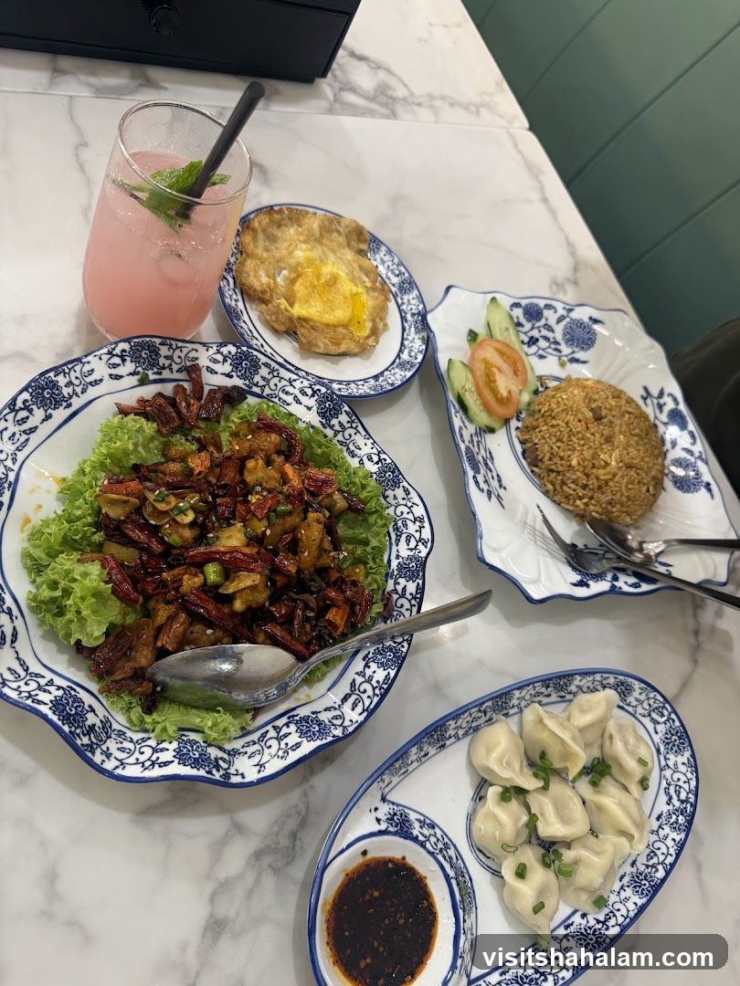 Chinese Food Spread