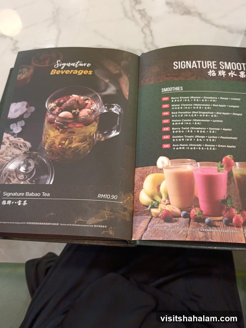 Signature Beverages and Smoothies